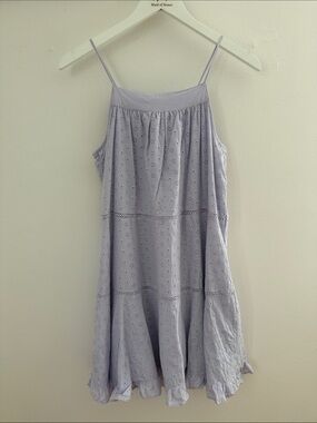 Carter’s Dress Lavender Eyelet Sundress Ruffle purple